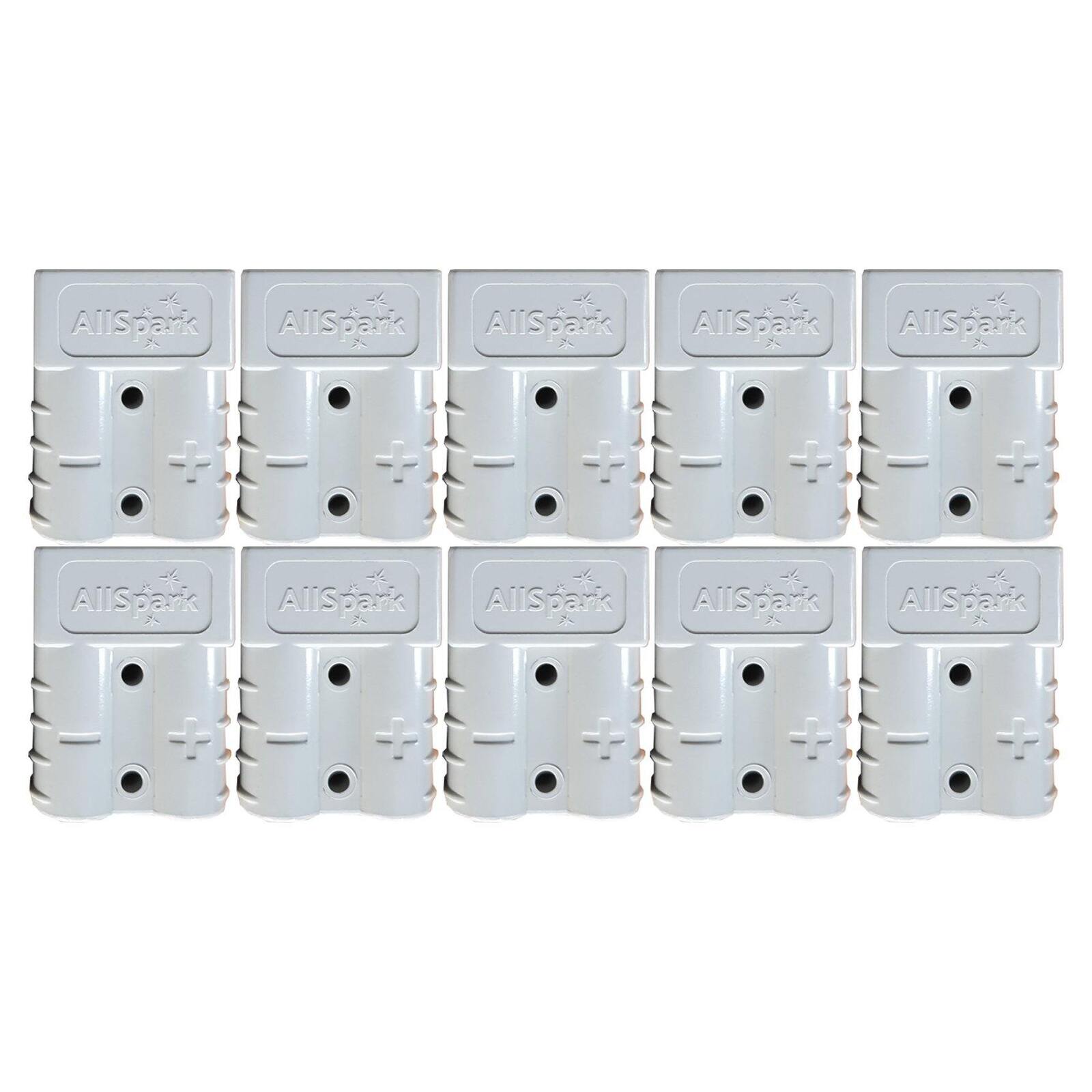 AllSpark 50A Anderson Style Plug Connector Single - 10 pack 8 AWG