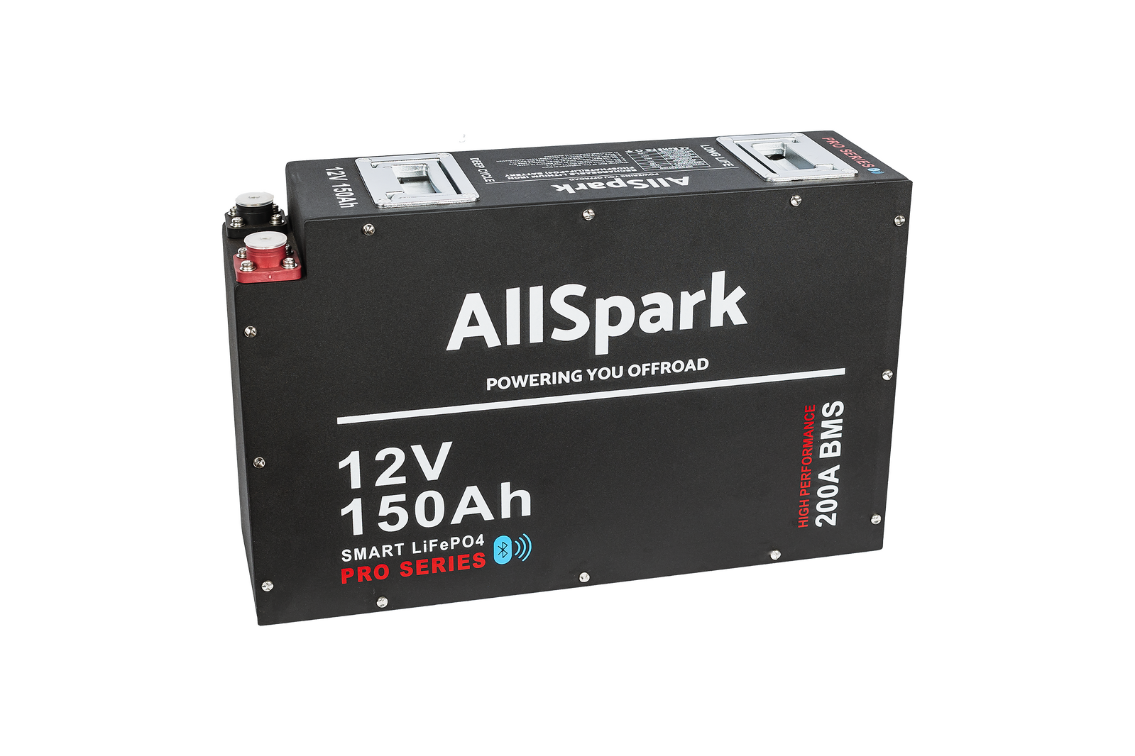 AllSpark - Pro-series 12V 150Ah Slimline LiFePO4 battery with Bluetooth