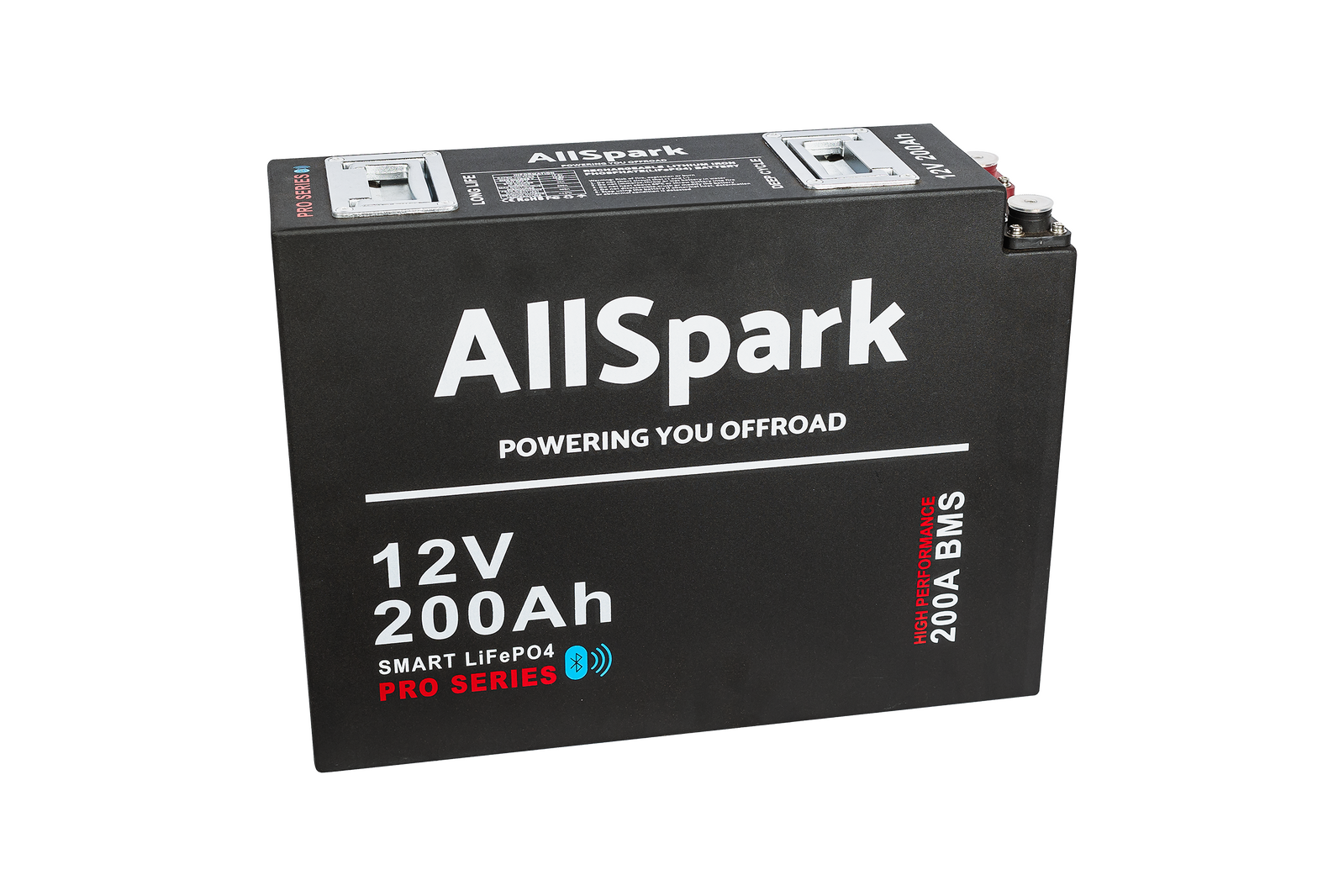 AllSpark - Pro-series 12V 200Ah Slimline LiFePO4 battery with Bluetooth