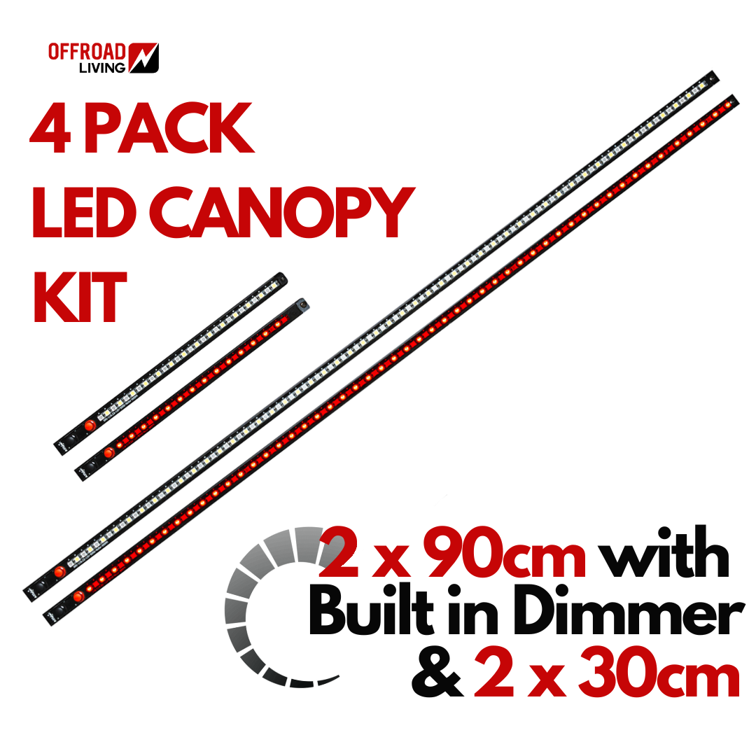 AllSpark LED Dual Colour Strip Light - Canopy 4 Light Pack