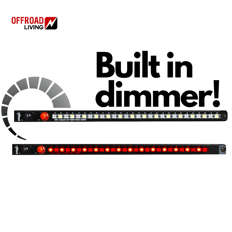AllSpark Pro Series LED Dual Color Strip Lights | Camping | RV | Marine | Built in Dimmers