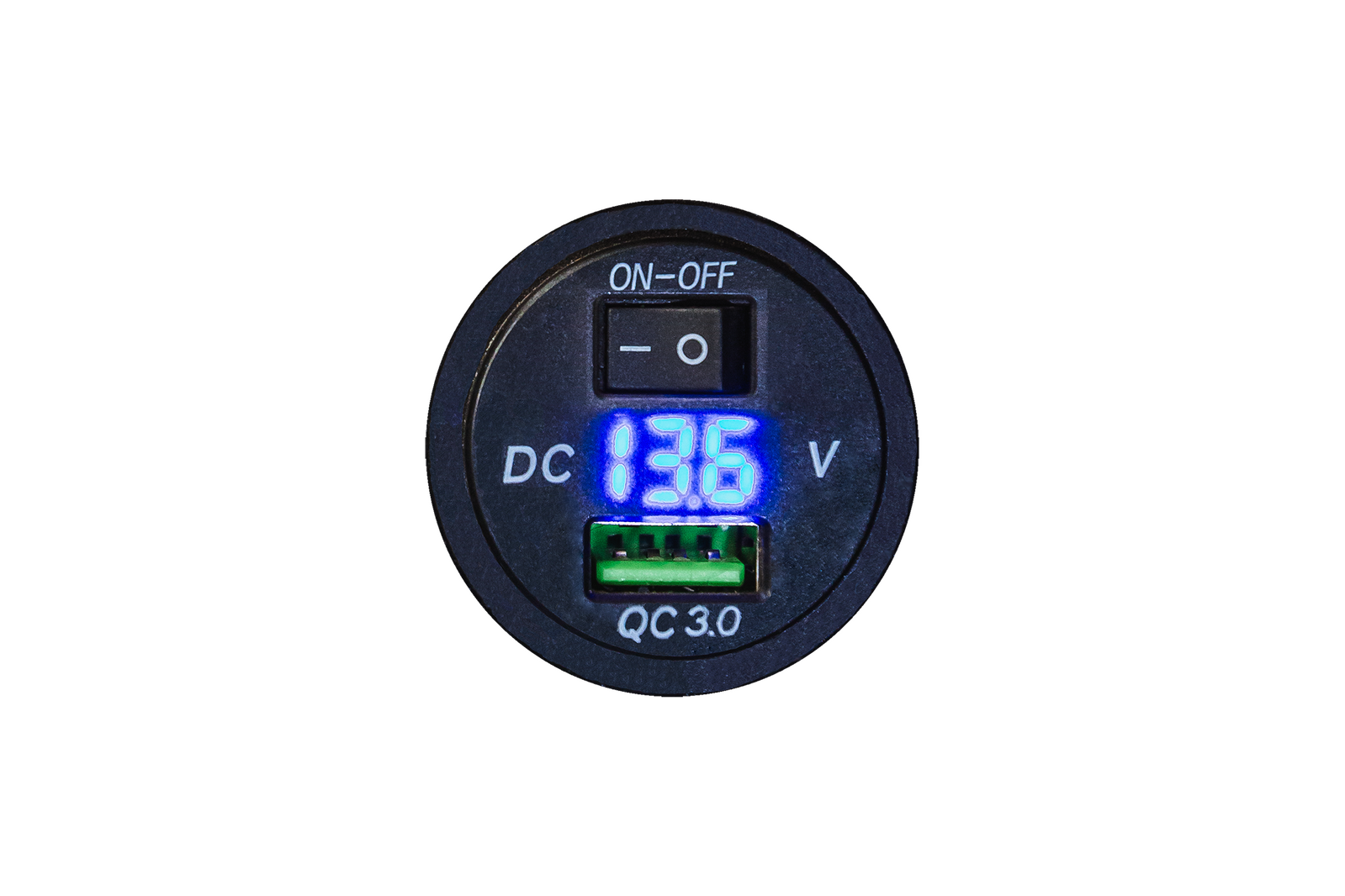 AllSpark QC3.0 with Volt Meter & Switch Charging Socket