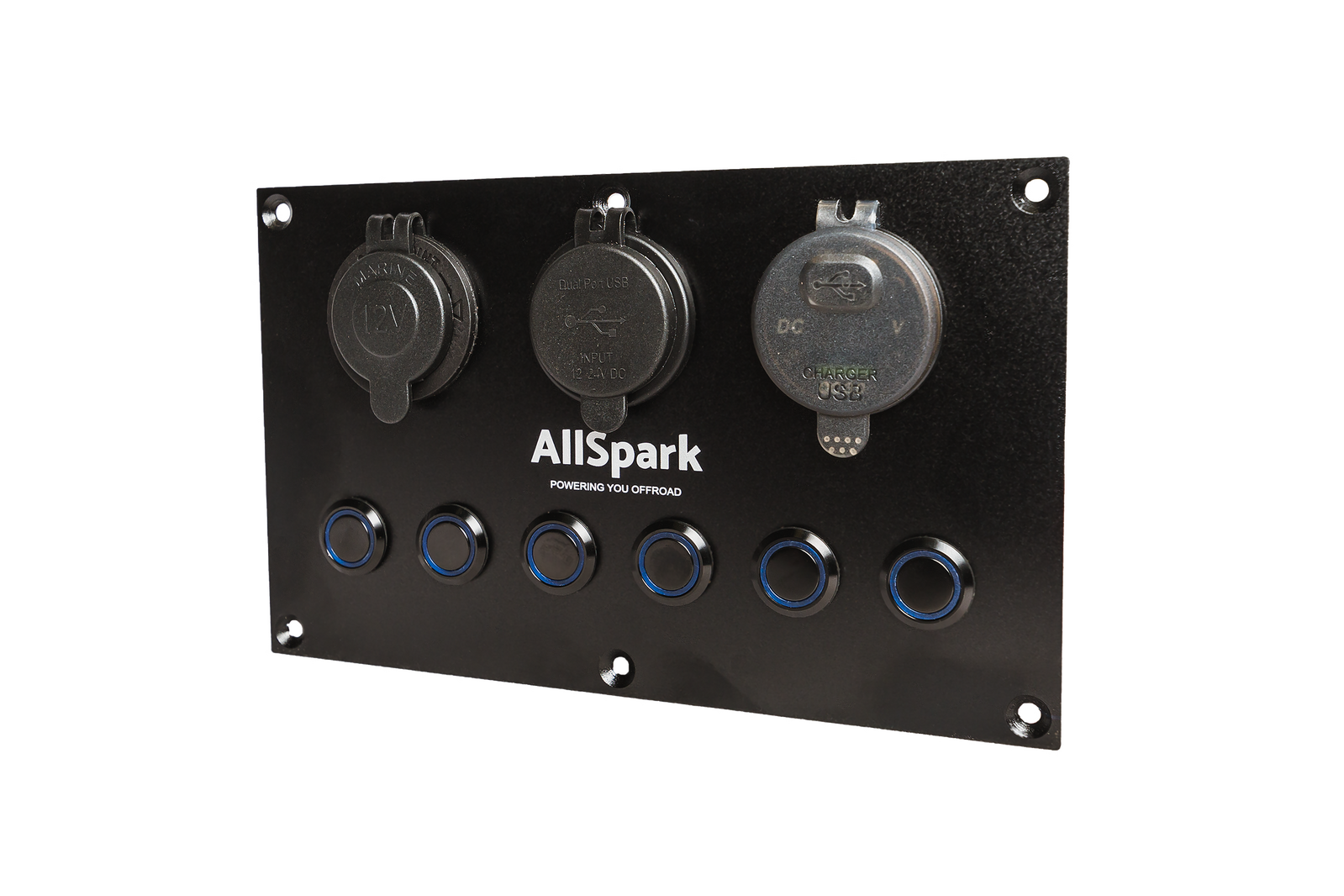 AllSpark 6 way push button switch panel
