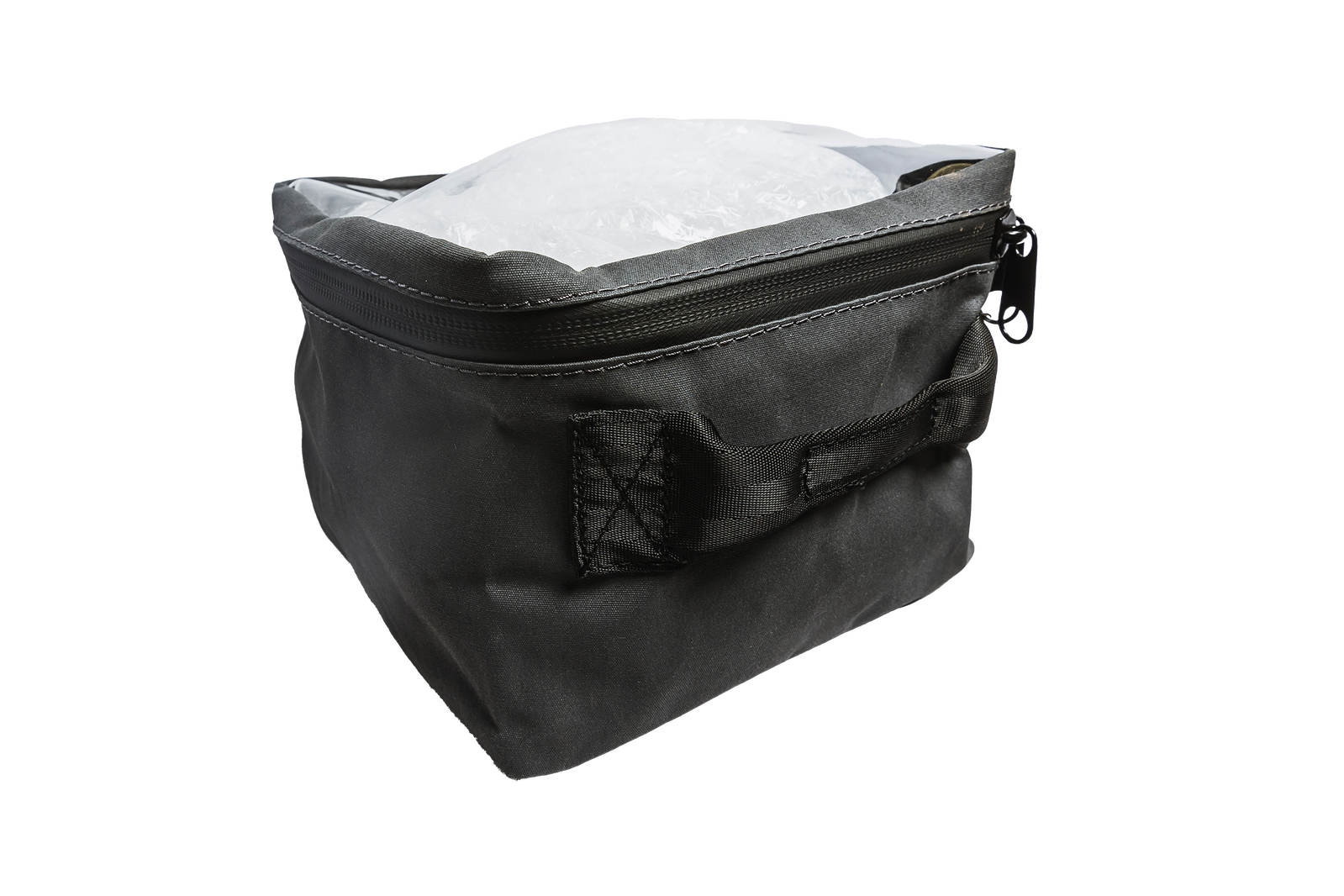 Canvas Storage Bag - Small with clear top