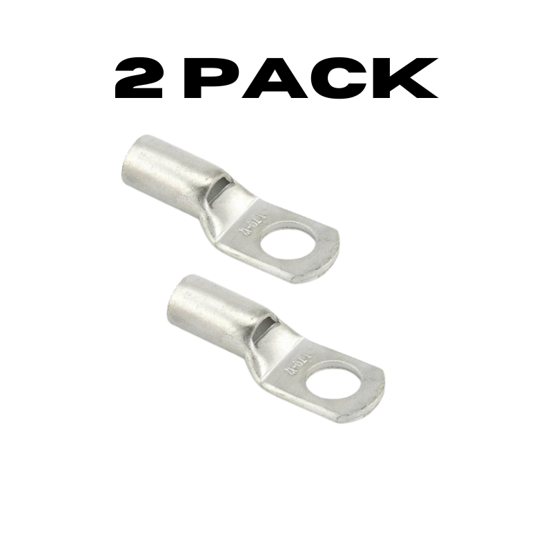 Copper Crimp Lugs - Bell Mouth - 50-08 2 Pack