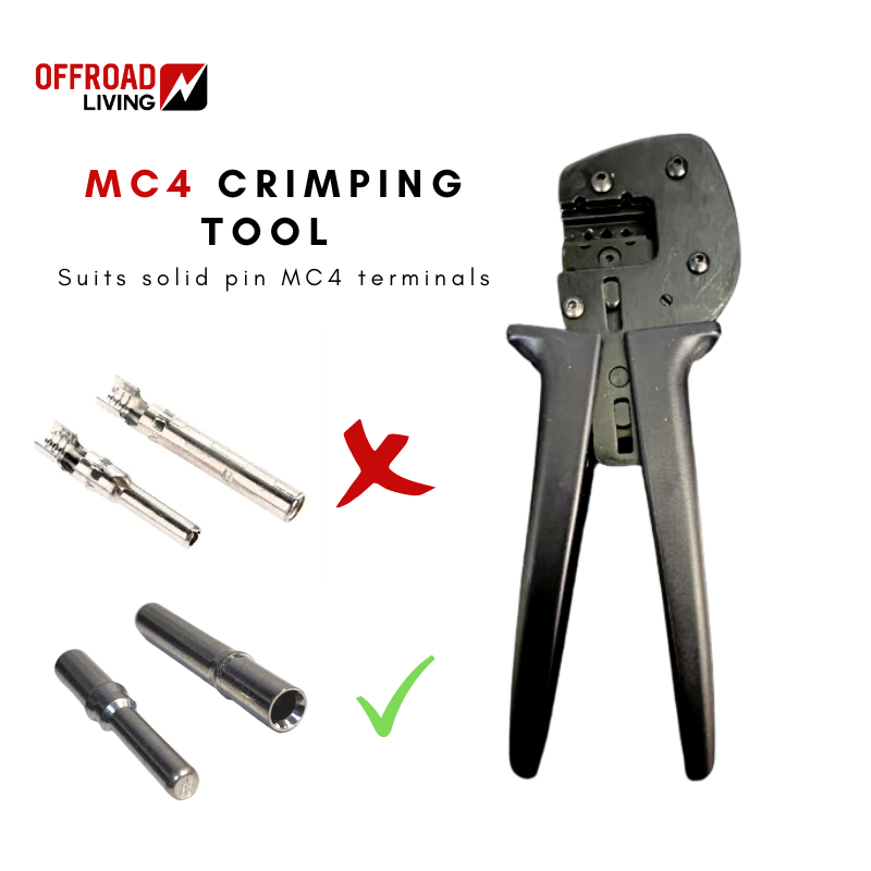 MC4 Solar Crimping tool for cylindrical solid copper contacts