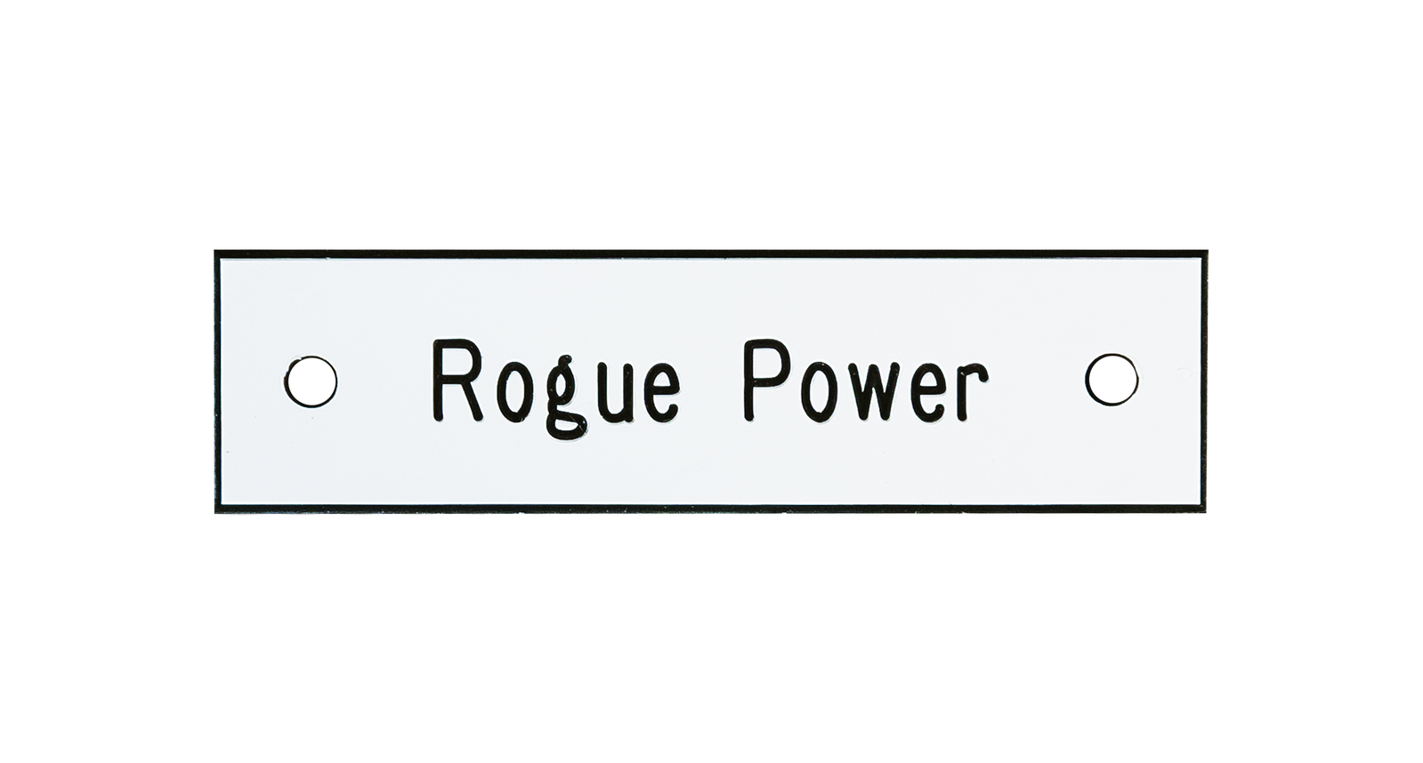 Rogue Power Circuit breaker Label