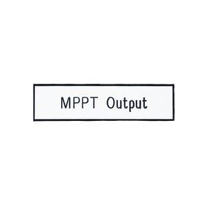 MPPT Output Circuit breaker Label
