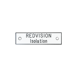 Redvision  Isolation Circuit breaker Label