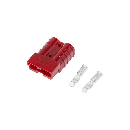 Genuine Anderson 120A Red Kit - Plug & 2 contacts for 2 AWG cable