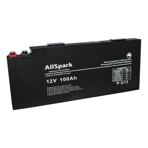 AllSpark Ultra Slimline 12V 100ah High Performance Lithium Battery Generation 2 (NEW MODEL)