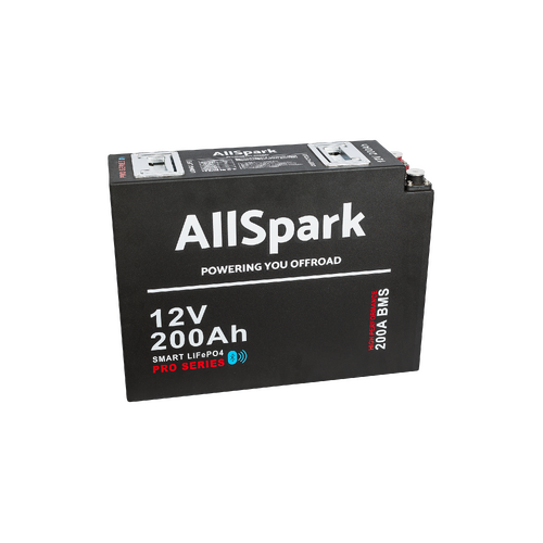 AllSpark - Pro-series 12V 200Ah Slimline LiFePO4 battery with Bluetooth