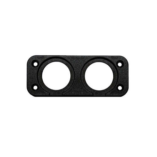 AllSpark Dual flush mount plate (black)