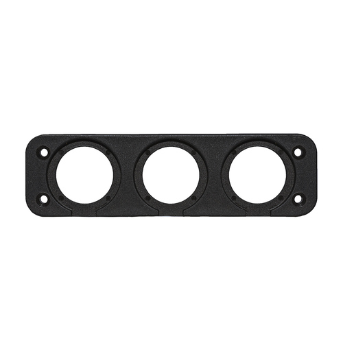 AllSpark 3 Hole flush mount plate (black)