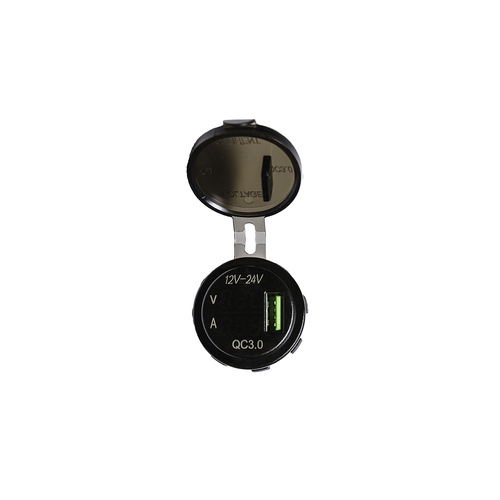 AllSpark QC3.0 USB with Volt & Amp Meter Charging Socket