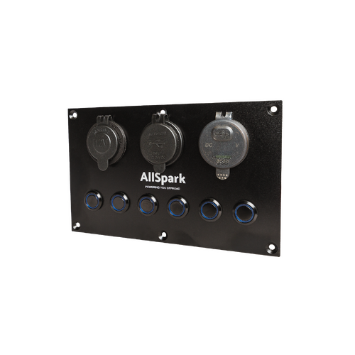 AllSpark 6 way push button switch panel