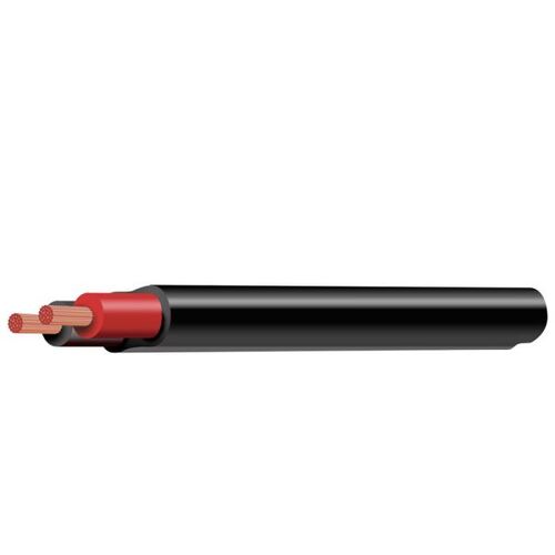 3mm Twin core Red & Black with black sheath Auto Cable 