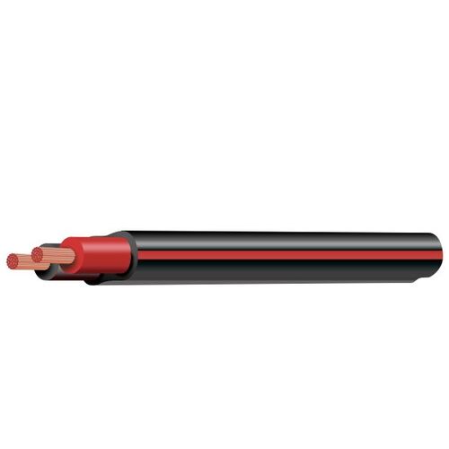 6B&S Twin Core Red & Black with black sheath