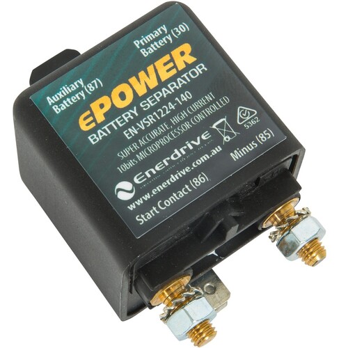 Enerdrive 12/24V-140A Dual Sense Vsr Relay