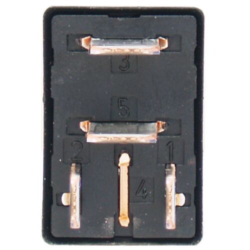 MICRO RELAY 12V 25AMP N/O 4 PIN RESISTOR PROTECTED