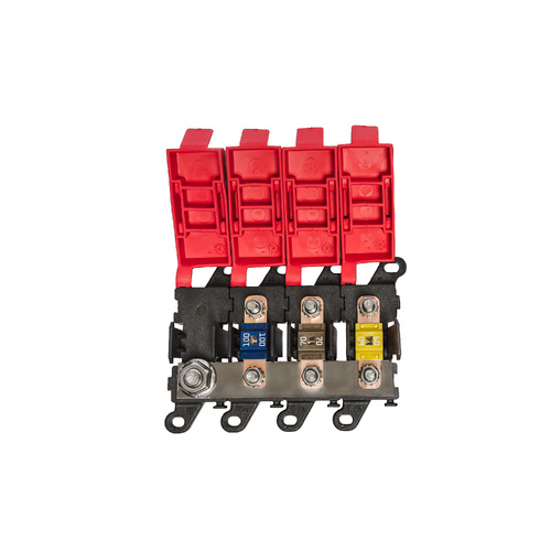 Bussmann Modular Fuse Holders  -  3 x Midi Fuse Holder + Input Module + Busbar