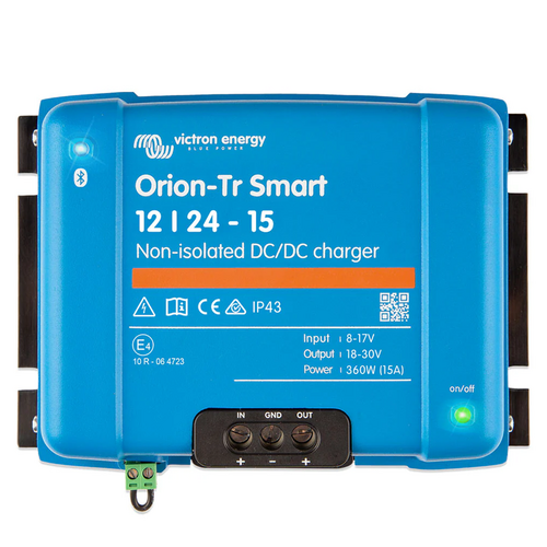 Victron Orion-Tr Smart 12/24-15A (360W) Non-Isolated DCDC Charger