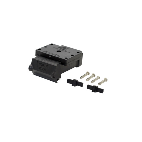 Trailer Vision 120A Black Exterior Connector Cover Assembly - Surface Mount 